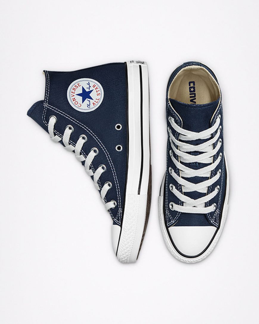 Women's Converse Chuck Taylor All Star Classic High Top Shoes Navy | AU C4350X